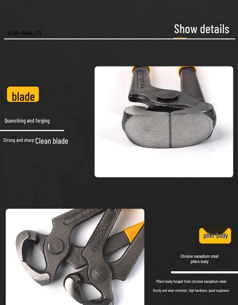 Professional Nutcracker Nail Puller & Shoe Repair Pliers - Free Shipping