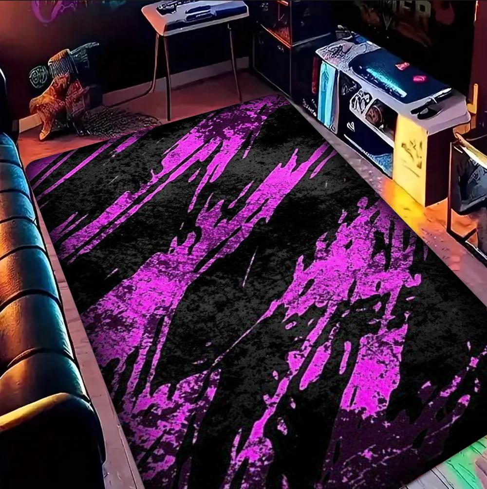 Lava Flow Teppich Vulkanische Energie Teppich Großer rutschfester Teppich Moderne Wohnkultur Wohnzimmer Schlafzimmer Bodenteppich Kühnes künstlerisches Design