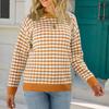 Women's Large Size Bottoming Sweater Knitted Sweater Comfortable Women's Clothing
