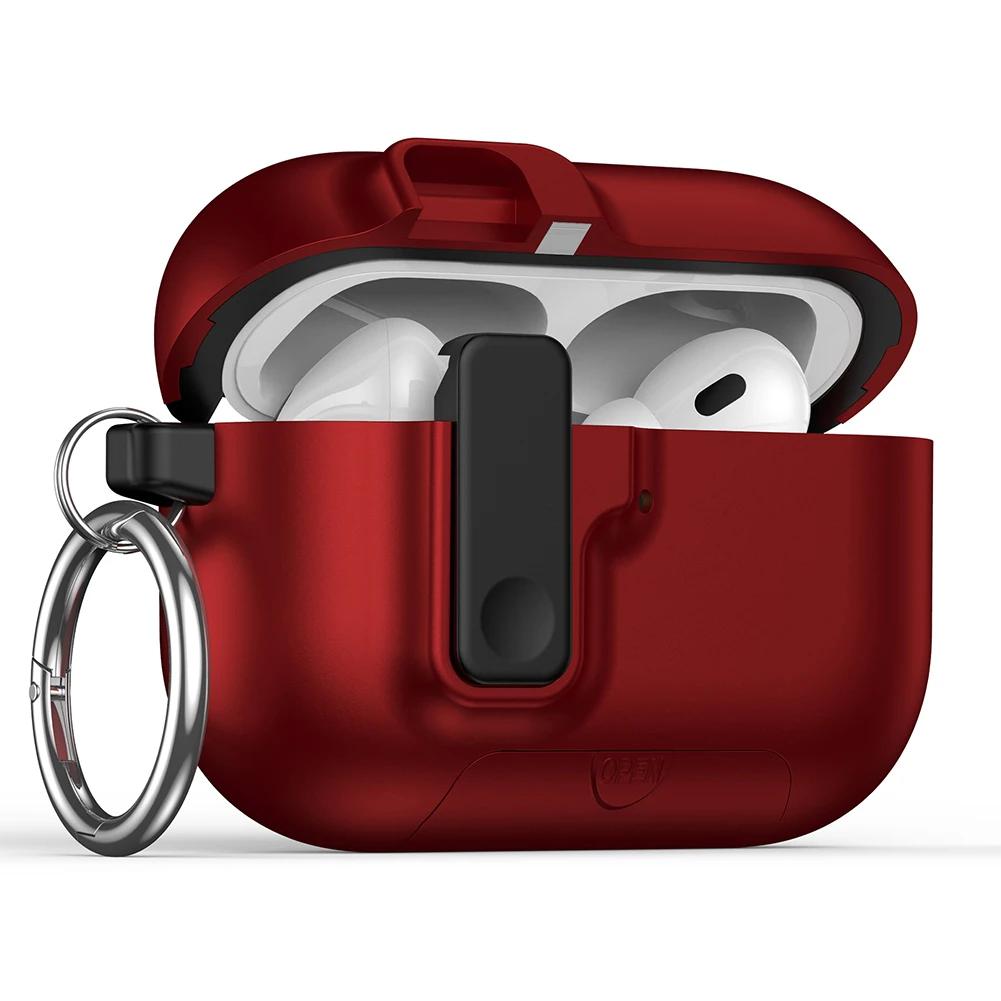 For Airpods Pro 3 Case with Automatic Lock & Cleaning Kit Phone Stand Design Protective Case Cover for Airpods Pro 3