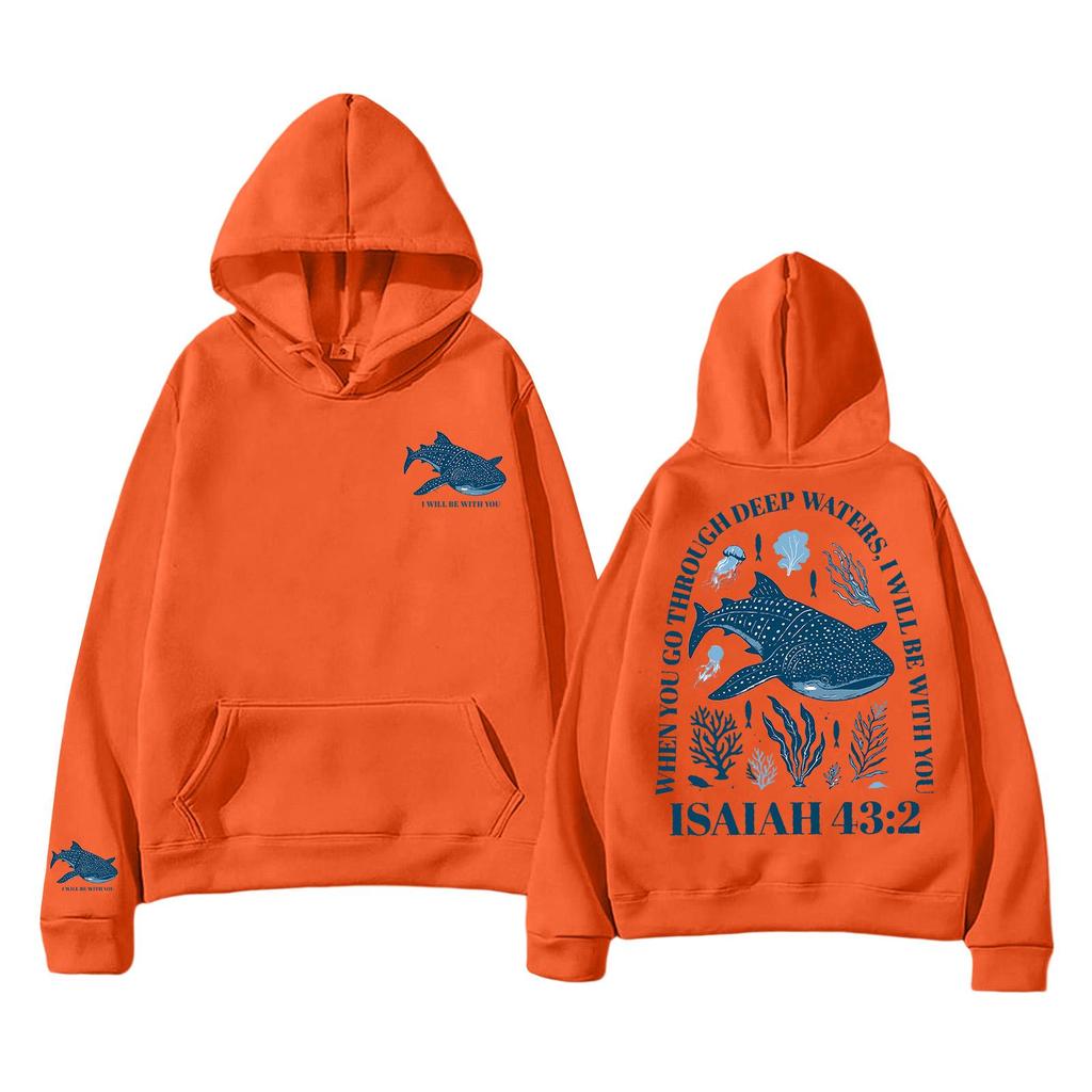 Unisex Lightweight Long-Sleeved Pullover Hoodie With Pockets And Print