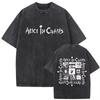 2026 Heißer Verkauf Neu in Oberteile & T-Shirts Herren Damen T-Shirt Camisetas Rockband Alice in Chains Schmutzig gewaschen Vintage Kurzarm Rundhals Y2k T-Shirt