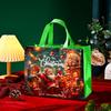 Christmas Santa Claus Non-Woven Gift Bag - Festive Cross-Border Handbag