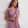 Camisola de Renda Sexy com Decote em V Profundo e Alças Finas Tamanho Grande 220 Jin