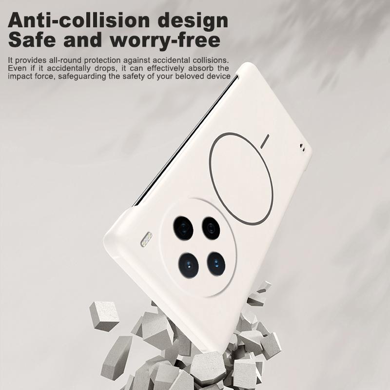 Ultra Thin PC Matte Frameless Case For Magsafe Vivo X200 Pro Mini X200S X100S X100 Ultra Pro Magnetic Shockproof Cover