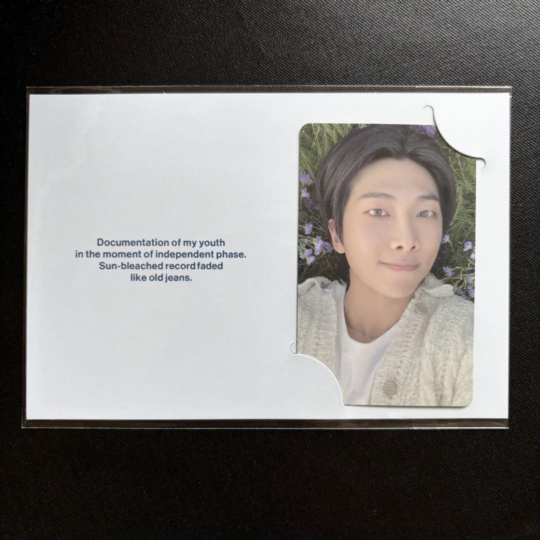 

[USED] BTS Indigo JPFC Purchase Bonus RM Trading Card