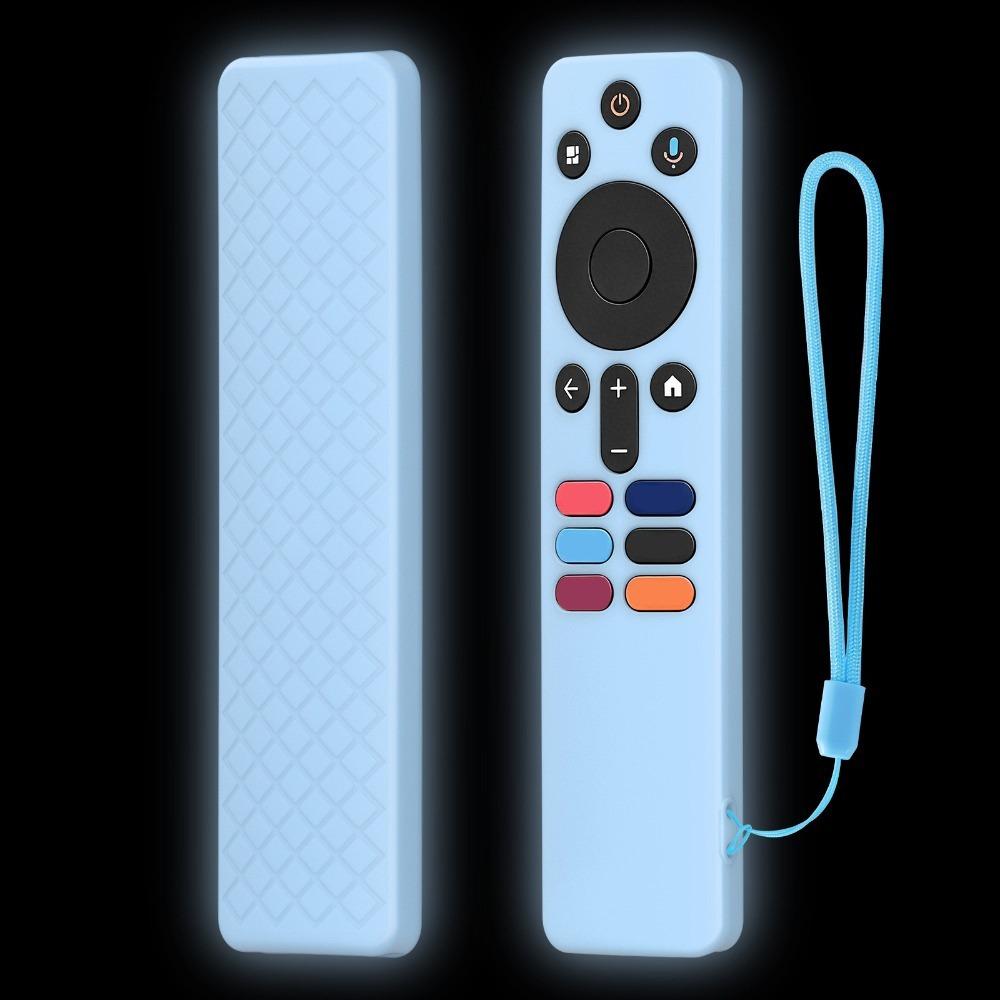 Silicone Protective Case with Lanyard Remote Control Sleeve for XIAOMI XMRM-N5