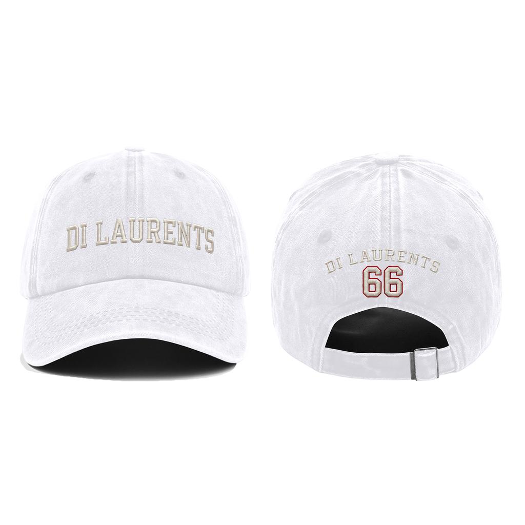 Vintage Washed Cotton Baseball Cap Soft Top Adjustable Strapback Hat with Embroidered Text and Distressed Look for Casual Wear