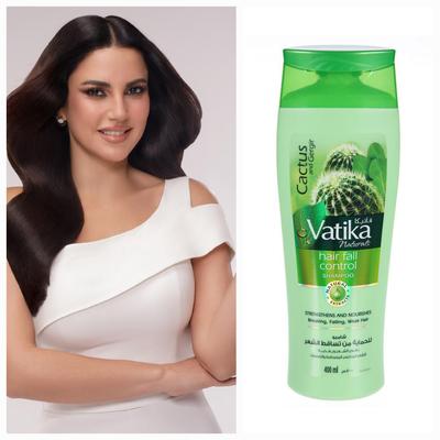 Hair Fall Control Shampoo Cactus & Gergir Vatika for Weak Hair, Prone To Hair Fall