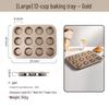 Non-stick Carbon Steel Muffin & Cake Mold (4/6/9/12 Cups)