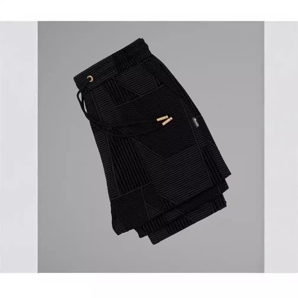 [Casual Pants] Autumn Versatile Fashion Tight Waist Trousers Business Straight Light Luxury Casual Spring and Autumn Men's Fashion Jacquard