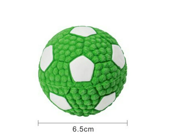

iPet Міцна латексна іграшка-гризун у вигляді футбольного та баскетбольного м яча для маленьких та середніх собак – Звукова іграшка для домашніх тварин