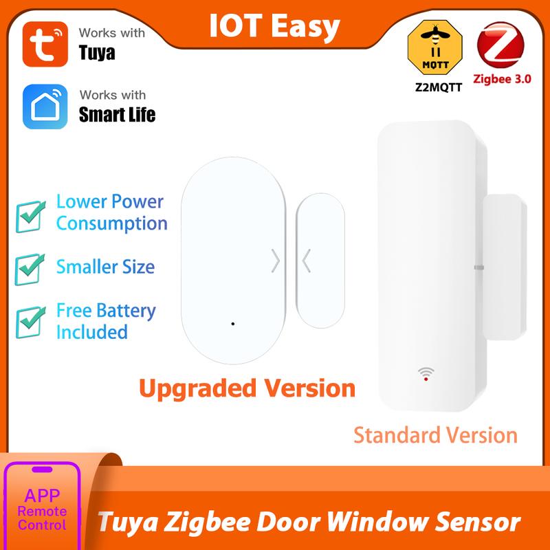 Tuya Zigbee 3.0 Door Window Sensor for Home Assistant Z2MQTT Magnetic Detector Smart Home Security APP Monitor