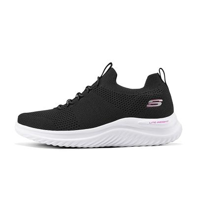 Sapatos Casuais de Cano Baixo Esportivos Confortáveis Modernos Duráveis Tênis Feminino Preto 898020-BLK