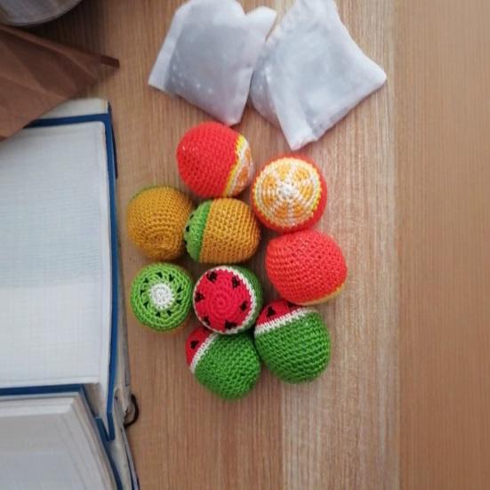 Soft Beanbag Throwing Balls for Kids Crochet Footbag Juggling Balls Handheld Crochet Sandbag Set for Kindergarten Elementary Sports Outdoor Play Toy