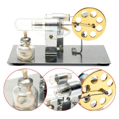 Hot Air Stirling Engine Model Electric Generator Motor Steam Power Physics Toy