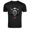 Demon Beast Horned Monster Head Dark Graphic T-Shirt