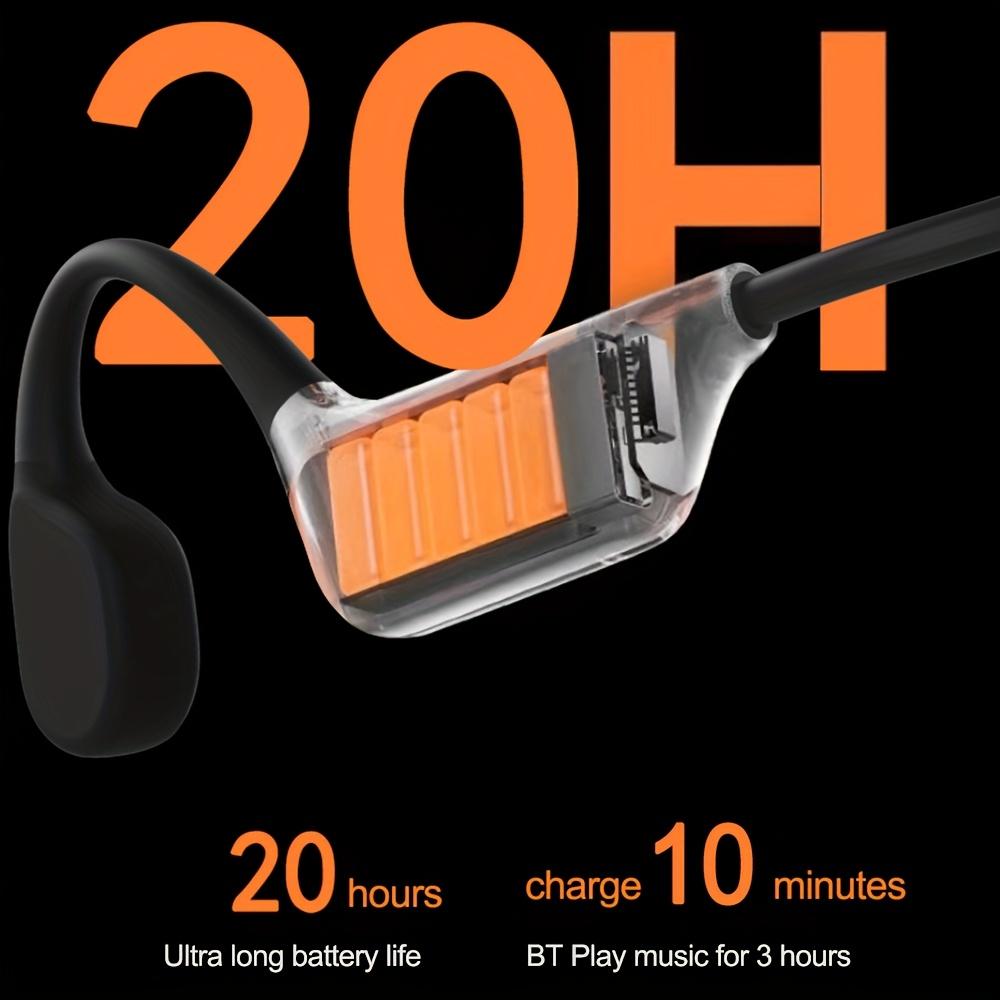 IPX8 Waterproof Swimming Headphones 32GB Wireless Bone Conduction Earphone Bluetooth 5.4 Headset For Diving Sports Cycling