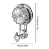 Strong Suction Cup Hooks Reusable Heavy Duty Vacuum Suction Cup Hooks Glass Window Wall Hanger Kitchen Bathroom Hooks For Towel