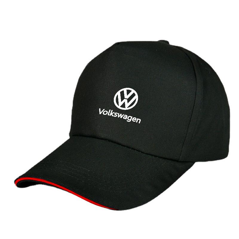 For Volkswagen Car Baseball Cap Summer Outdoor Sun Hat Men Women Sports Hat Key Bag Accessory For Volkswagen VW Polo Golf Passat Tiguan Key YZ6
