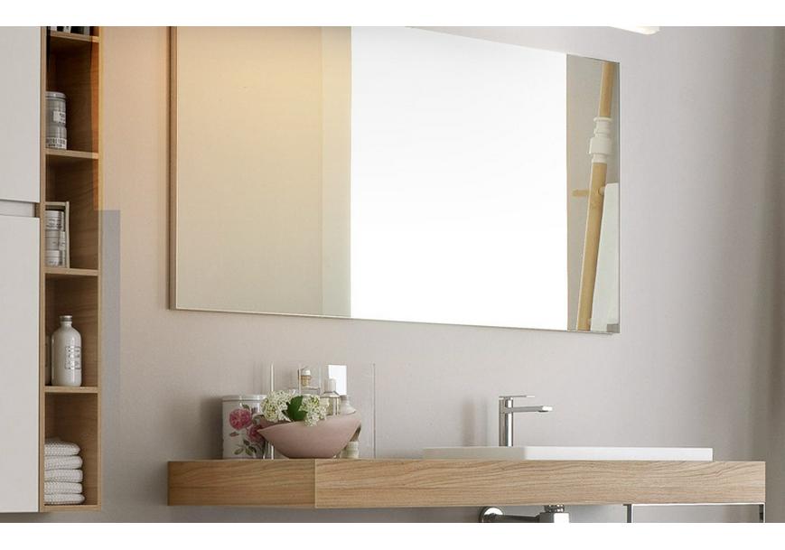 LED Bathroom Mirror with Fill Light - Modern Simple Design for Vanity, Cabinet, or Hallway