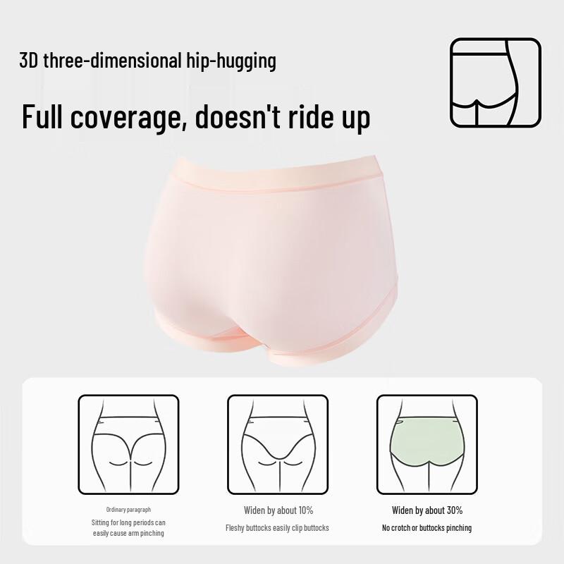 MaoRen Qi Wei Botanical Dye Women's Pure Cotton Antibacterial Underwear