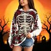Kids Halloween Printed Hoodie - Casual Long Sleeve Pullover Sweatshirt for Boys and Girls