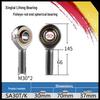 SA/SI/SAL/SIL Internal Thread Rod End Joint Bearing – Sizes 5, 6, 8, 10, 12 T/K External Thread