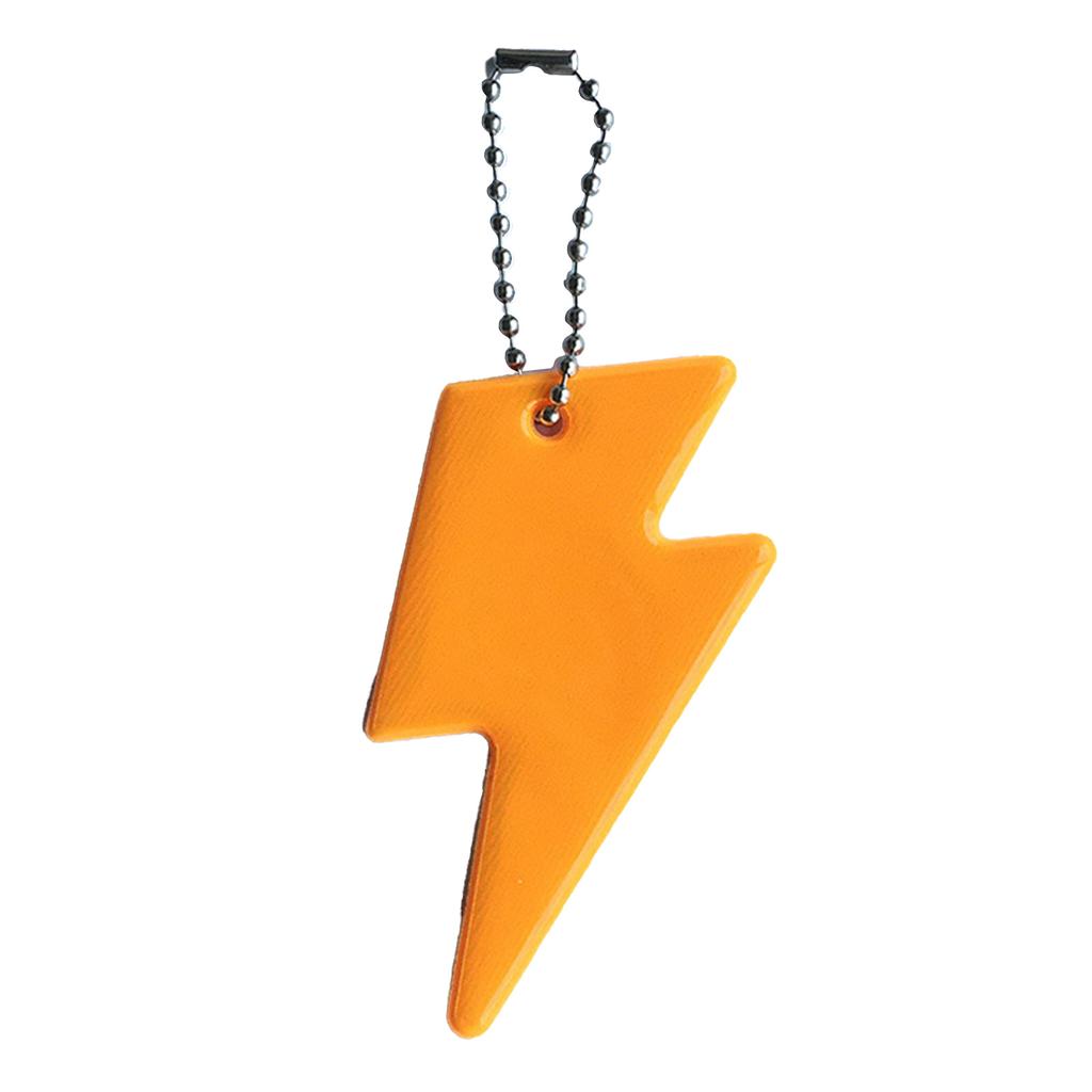 12Pcs Children Safety Pendant Backpack Reflector Reflective PVC Reflective Pendant Key Chain Night Safety Reflector Set