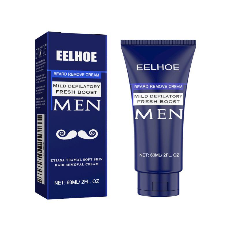 

EELHOE Gentle Hair Removal Cream for Men - Body, Chest, Beard, Hands & Armpits