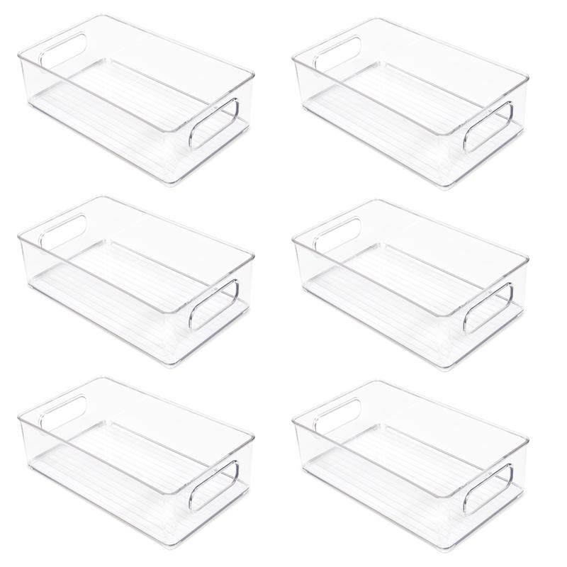 2025+ Stackable Fridge Organiser Set of 6, Kitchen Organiser Drawer Kitchen Storage & Organiser Fridge Organiser