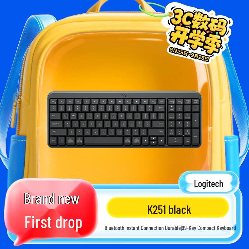 

Logitech K251 Wireless Bluetooth Compact Keyboard