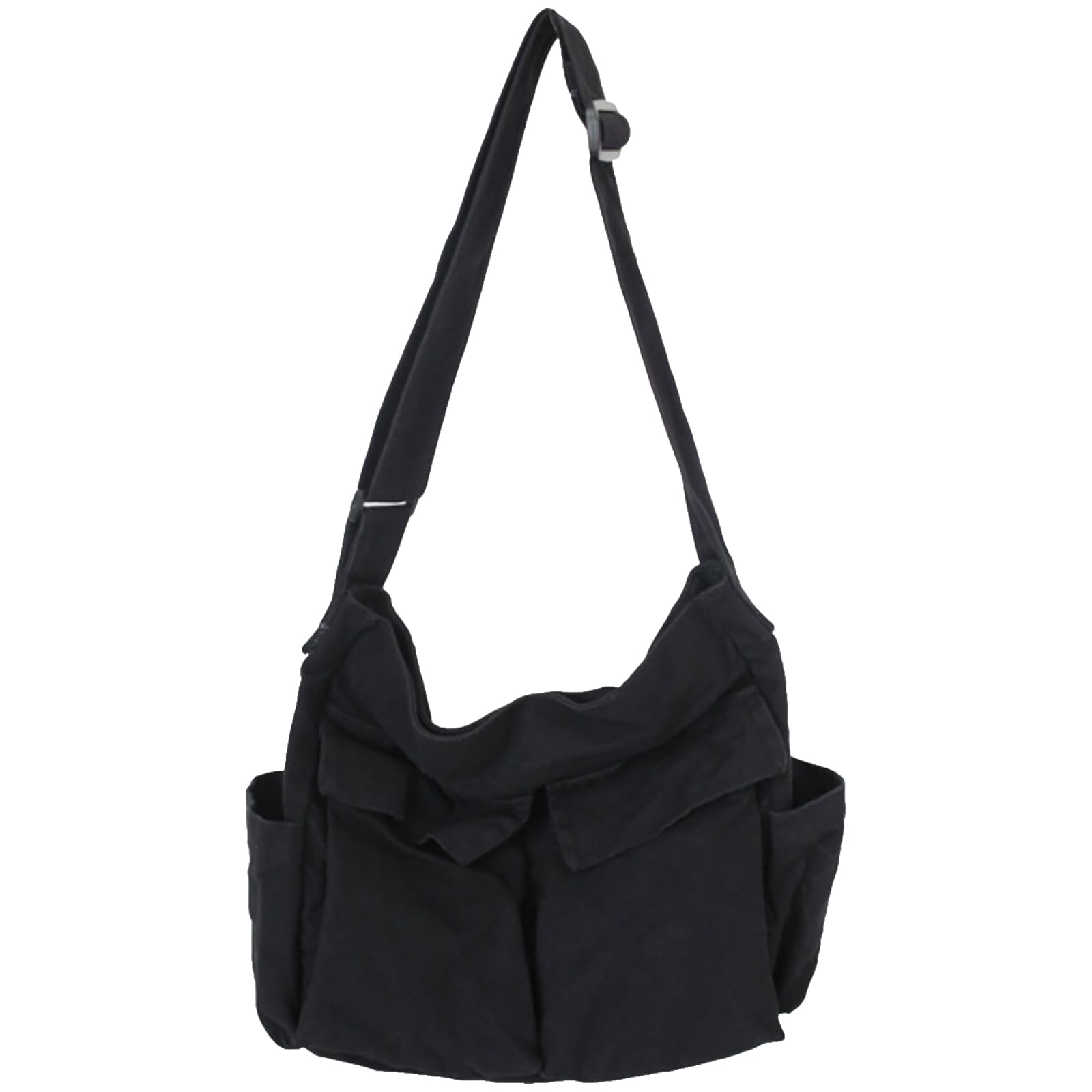 

Canvas Tote Shoulder Messenger Plain Canvas Tote Bag with for School [sun olive] Bag, Bag, Bag, Zipper, (Black) чорний