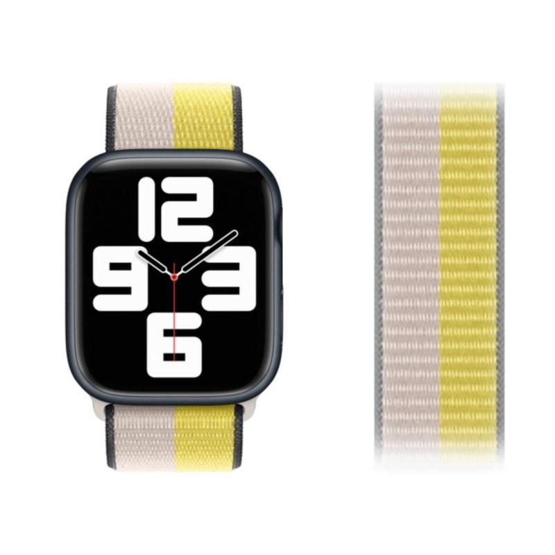 Pasek Nylonowy z Pętelką Do Pasków Apple Watch 44mm 40mm 49mm 41mm 45mm 46mm paski Bransoleta iWatch Seria 7 6 5 se 8 9 ultra 2 3 10 11