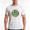 Indio Beer Pop Tshirt Summer Casual Cotton Tee Oversized Streetwear Tops Vintage Graphic Print Loose Fit Short Sleeve