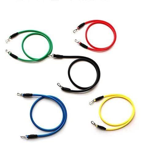 Bande de résistance - 11 pièces - 5 niveaux de résistance - 125LB