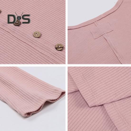 Женские трикотажные топы с круглым вырезом и длинным рукавом — фото 12