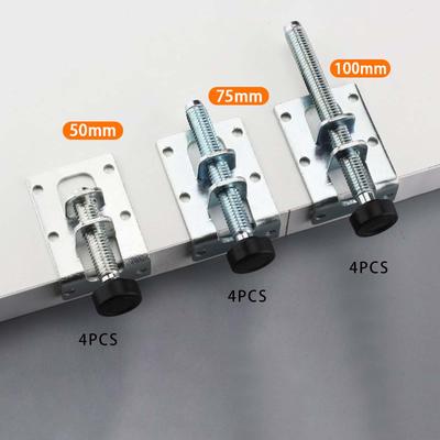 4 Piezas Patas Niveladoras Altura Ajustable Protector de Suelo Fácil de Instalar Pies Niveladores para Escritorio de Casa Estantería Sala de Estar Dormitorio