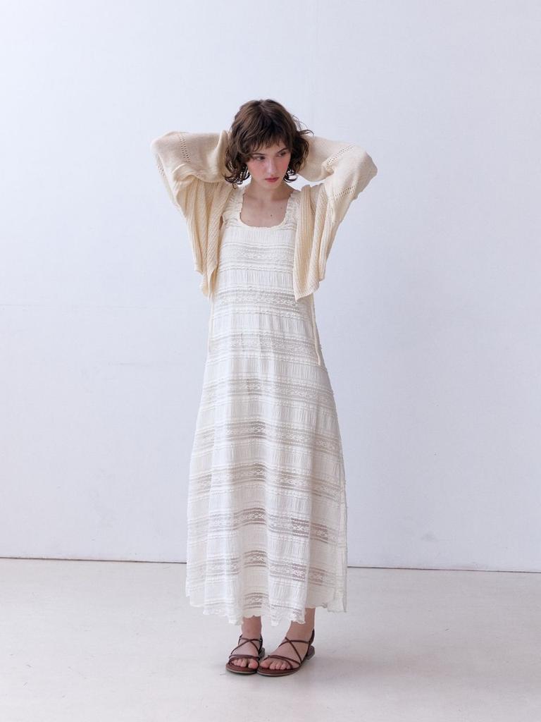 Fabric Seoul Lace Slip A-Line Dress
