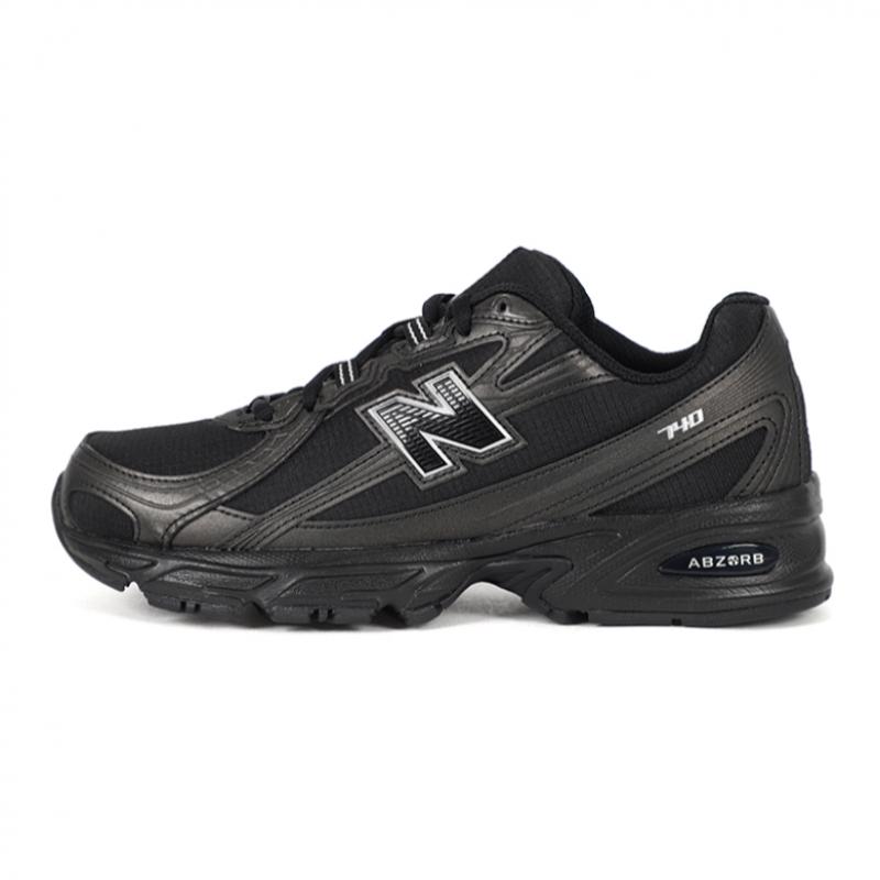 New Balance 740v2 שחור כסוף מטאלי