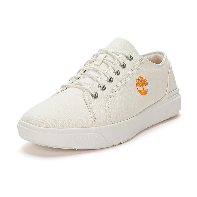 Timberland Retro Rutschfest Langlebig Stützend Low Top Canvas Schuhe Herren Sneaker Weiß A5P5GW