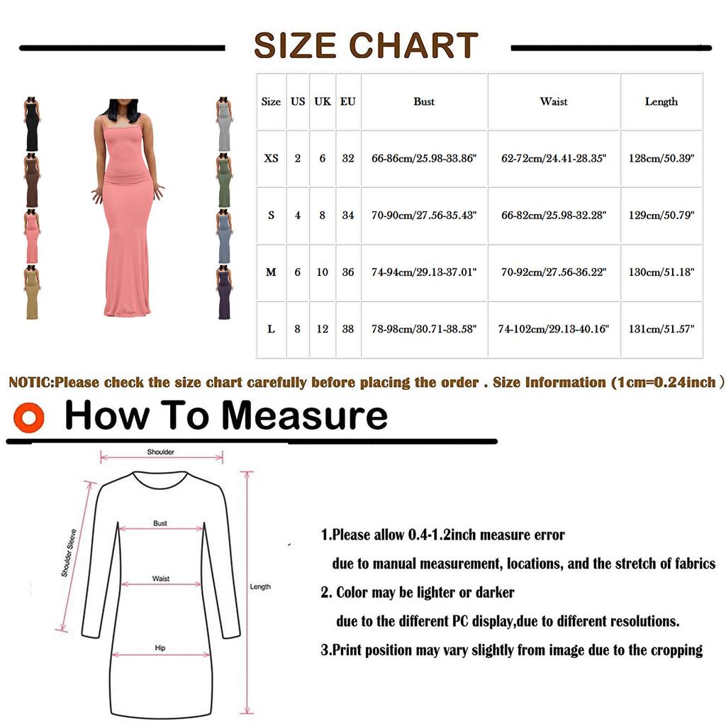 Fashion Women's Sling Sleeveless Sexy Solid Color Open Back Slim Fit  Long Dress