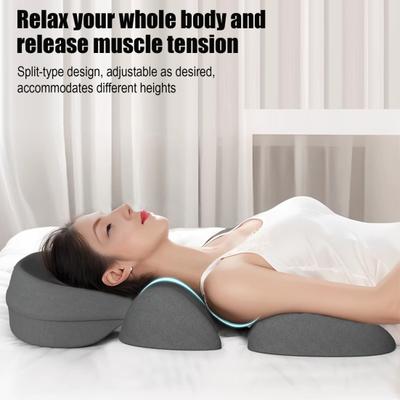 Face Down Pillow Memory Foam Head Cushion Chest Cushion Massage Prone Cushion for Home SPA Sleep Postoperative Recovery