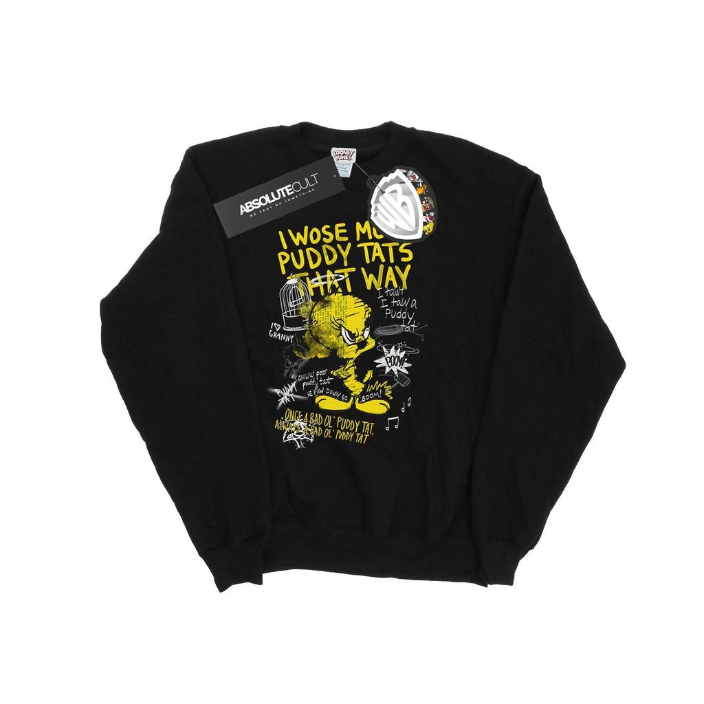 Looney Tunes Womens/Ladies Tweety Pie More Puddy Tats Sweatshirt