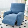 Solid Color  All-Inclusive Electric Sofa Elastic Recliner Chair Cover Home Club Shop Furniture Decor Chair From Stains Accessory