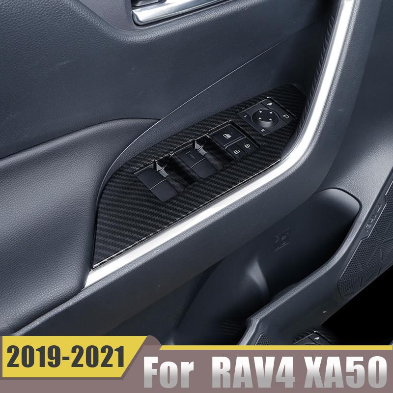 Pentru Toyota RAV4 XA50 2022 Accesorii interioare Geam Geam Mașină Comutator de ridicare Panou Cotieră Decorație Huse ornamentale