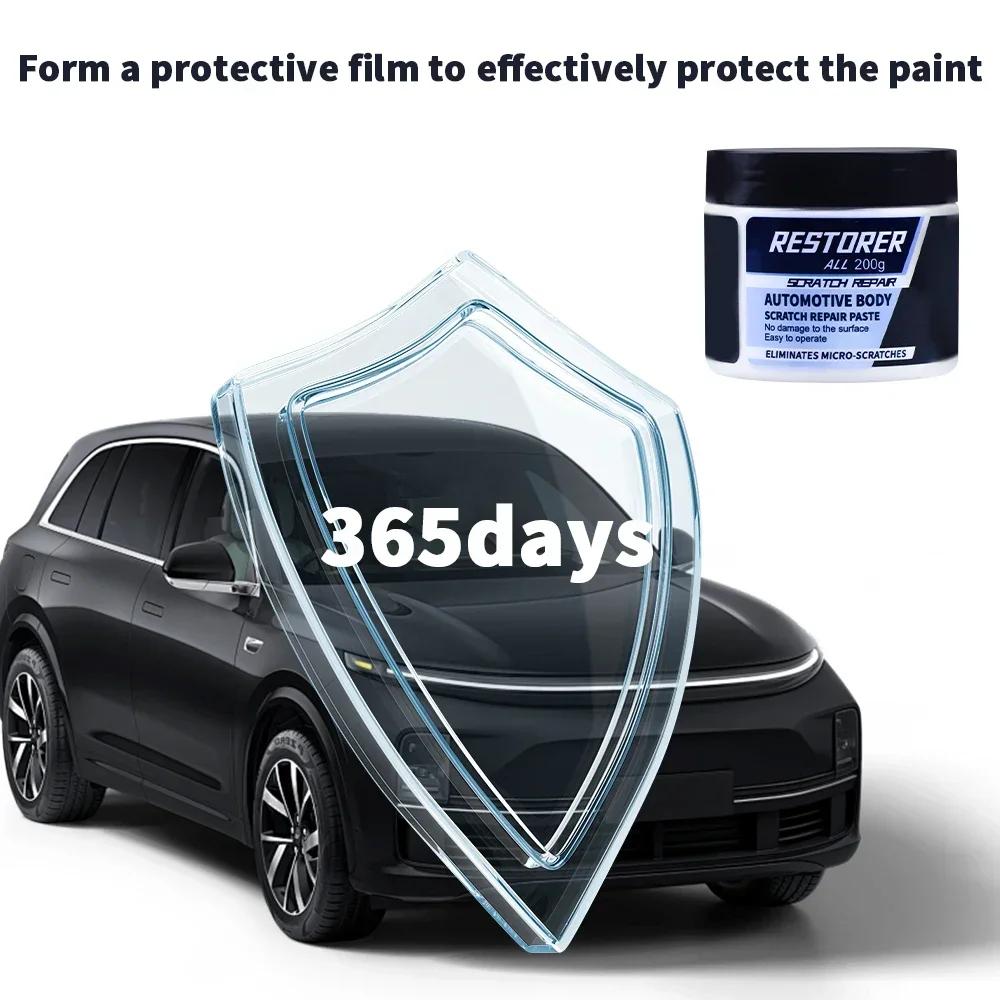 Eliminator Zgârieturi Reparator Zgârieturi Vopsea 200g Elimină Zgârieturile de Vopsea cu Eliminator Zgârieturi Auto și Compound de Lustruire Funcționează Pe