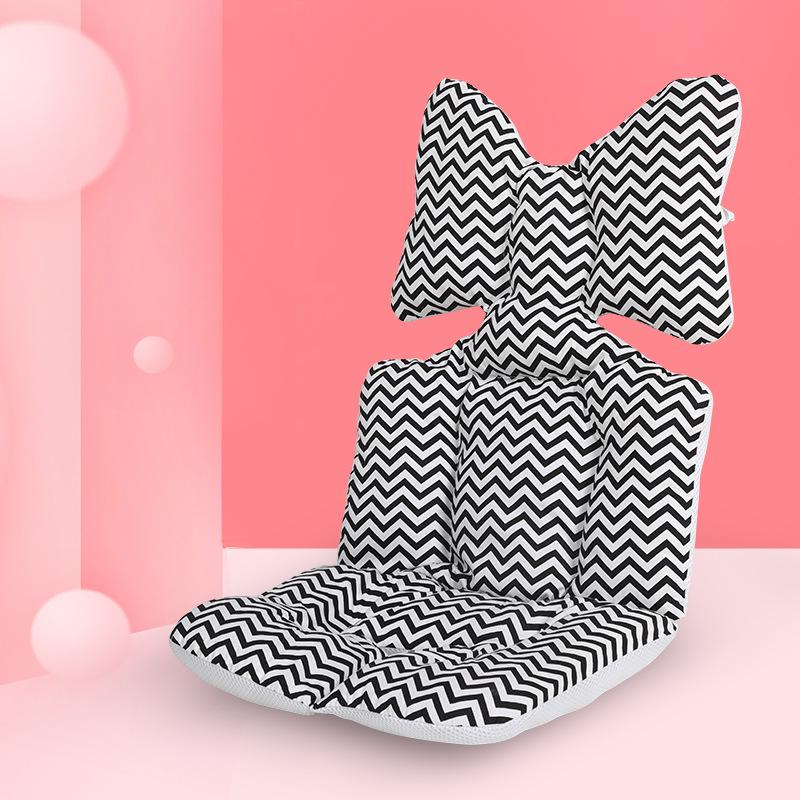 Almofada Universal para Carrinho de Bebê e Cadeira de Refeição para Todas as Estações - Almofada de Algodão com Calor e Espessura Adicionais para Outono/Inverno