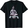 Hindu Deity Shiva Meditation T Shirt 100 Cotton Short Sleeve ONeck Casual Tshirt Loose Top New Size S3XL
