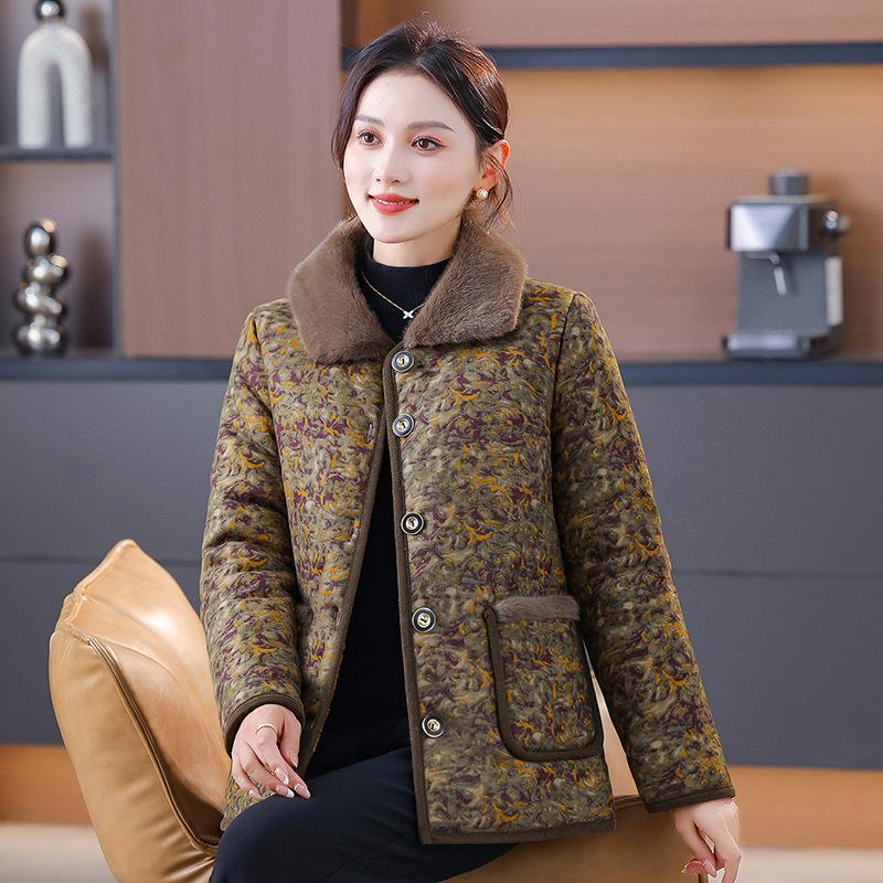 

Stylish Winter Cotton Jacket - Dirt-Resistant, Slimming, Fleece-Lined, Plus Size, Loose Fit, Thick Outerwear 5XL (Recommended 73-83 kg)